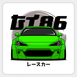 Green GT 86 Front Sticker